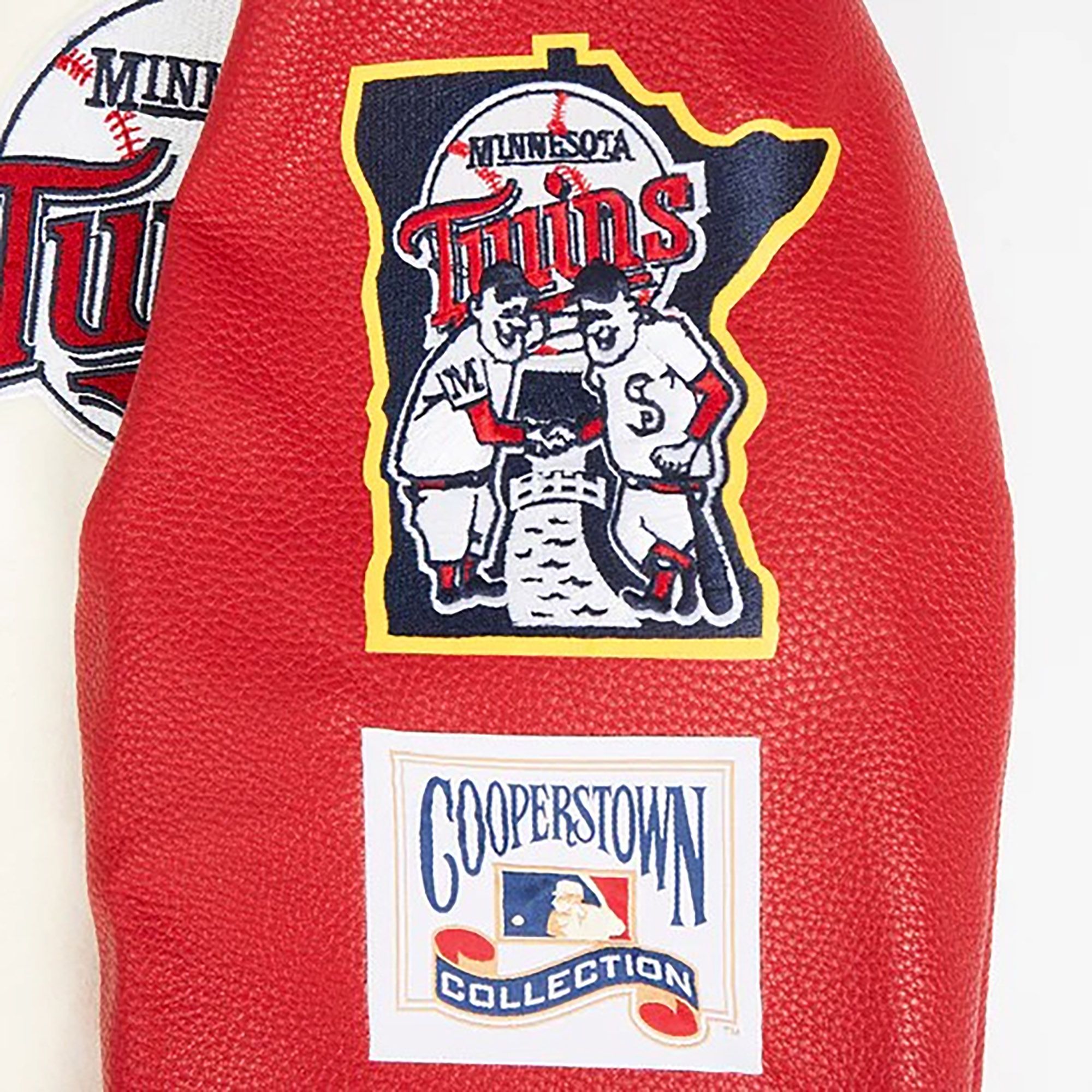 Pro Standard Women's Minnesota Twins Cream Classic Varsity Jacket product image
