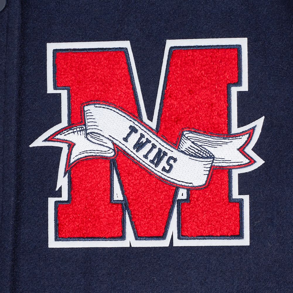 Pro Standard Women's Minnesota Twins Navy Varsity Jacket product image