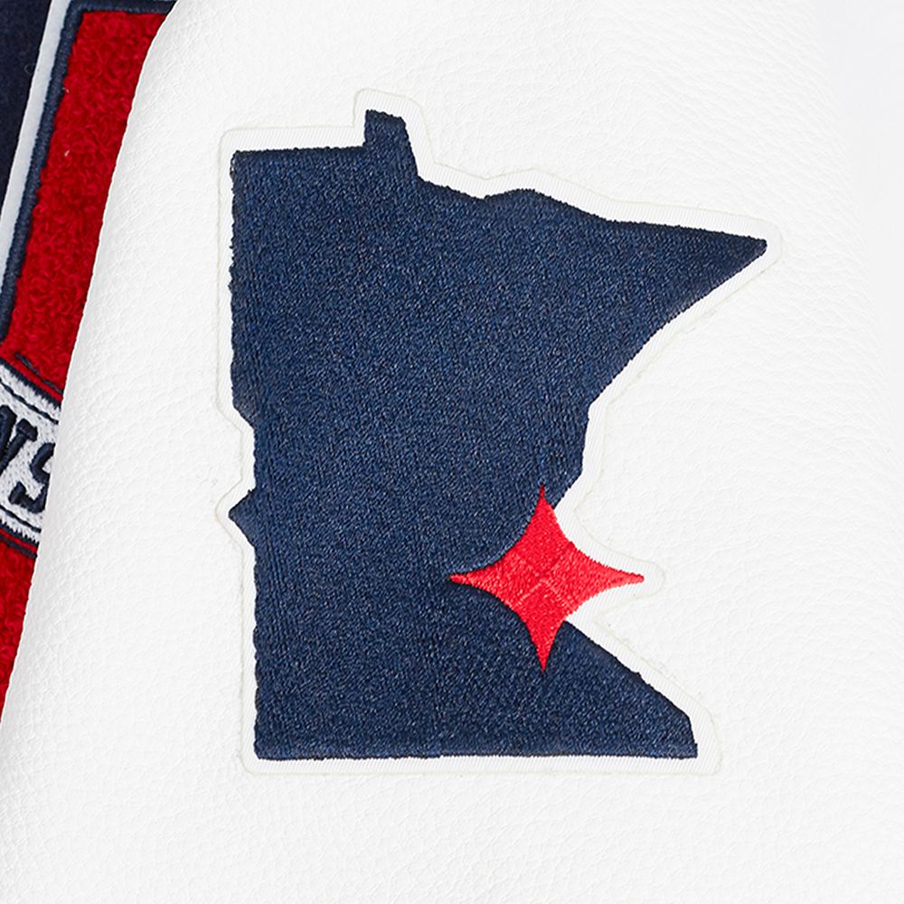 Pro Standard Women's Minnesota Twins Navy Varsity Jacket product image