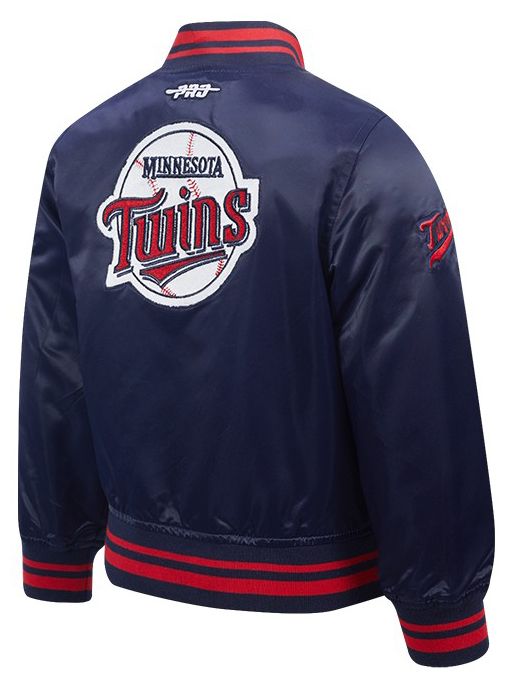 Pro Standard Toddler Minnesota Twins Navy Classic Satin Jacket product image