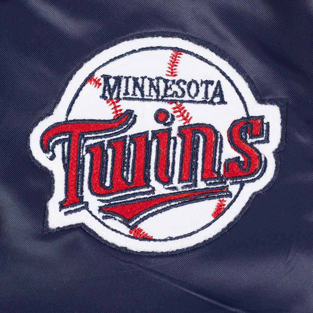 Pro Standard Toddler Minnesota Twins Navy Classic Satin Jacket product image