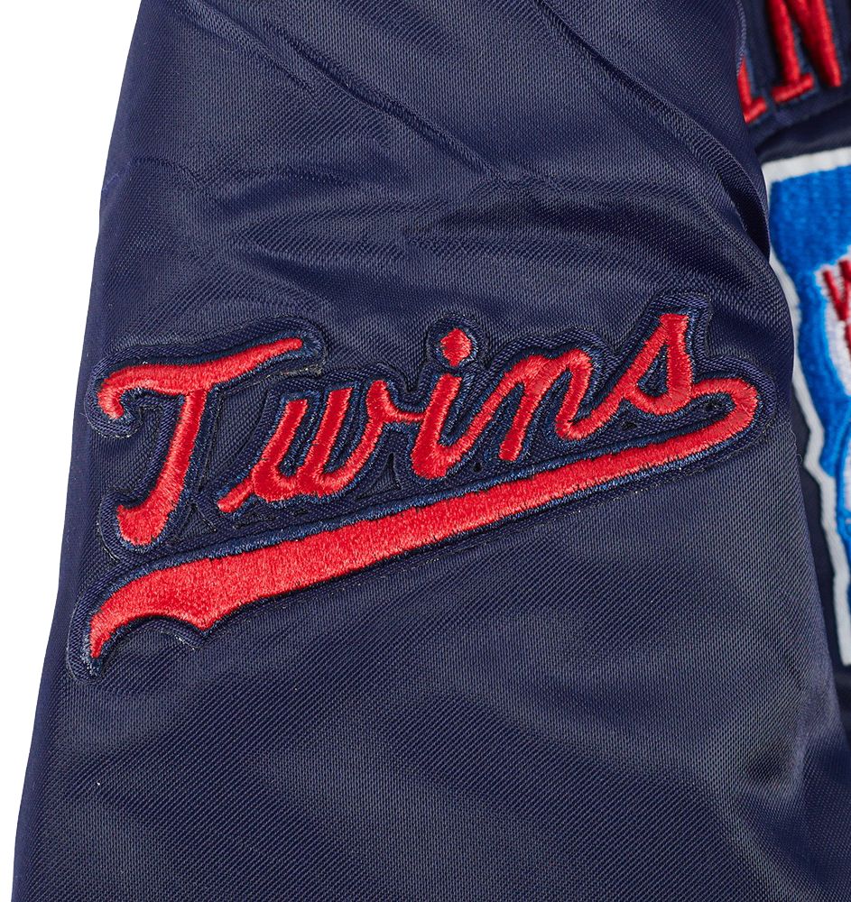 Pro Standard Toddler Minnesota Twins Navy Classic Satin Jacket product image