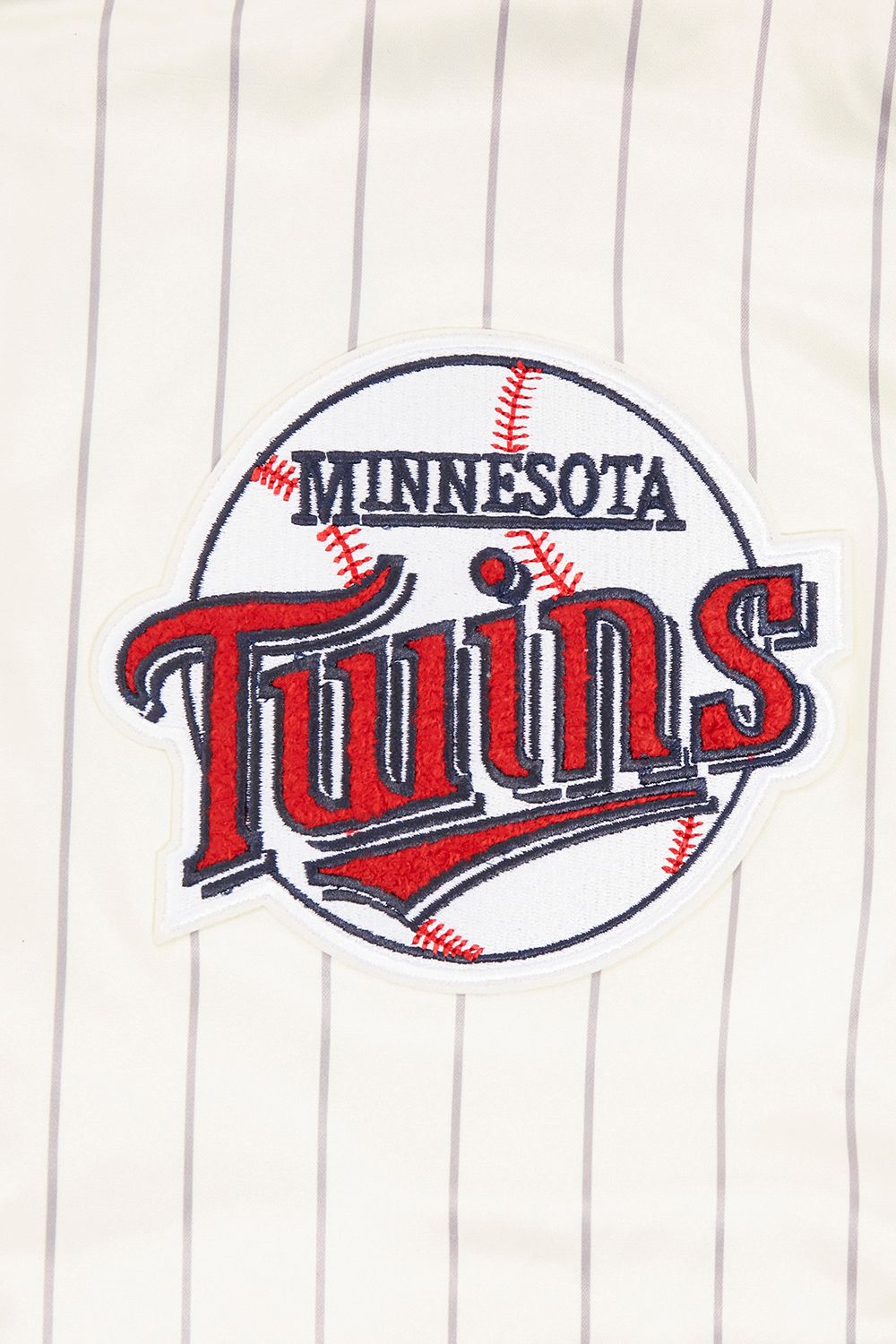 Pro Standard Women's Minnesota Twins Cream Satin Jacket product image