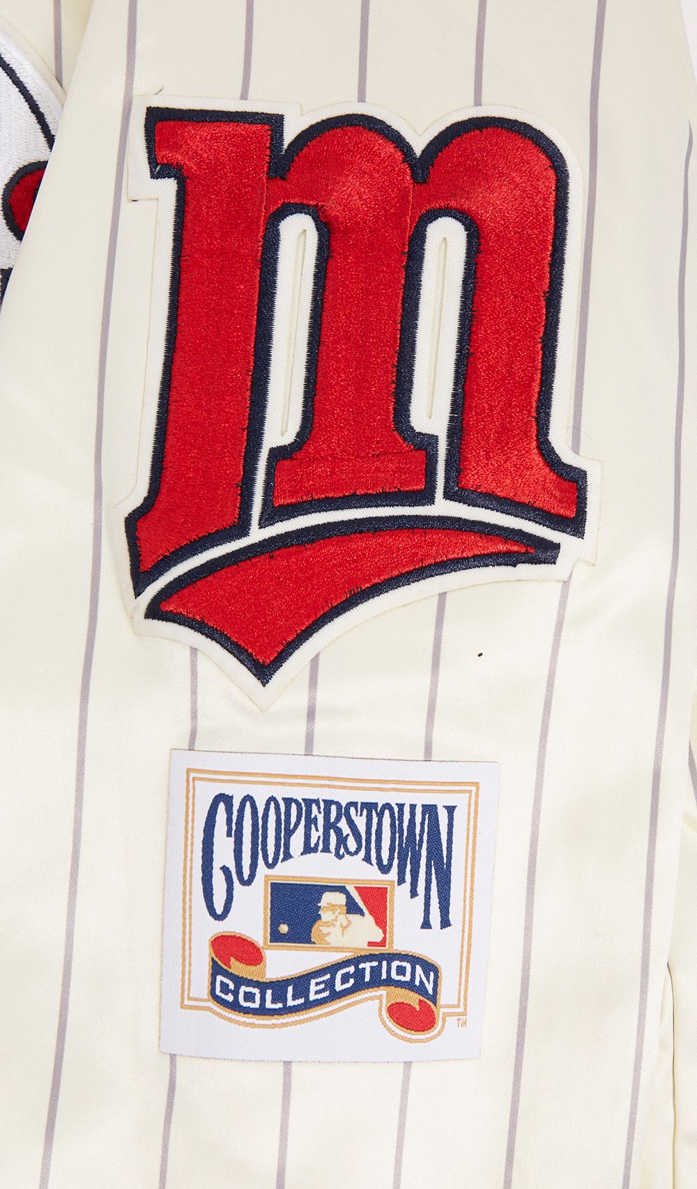 Pro Standard Women's Minnesota Twins Cream Satin Jacket product image