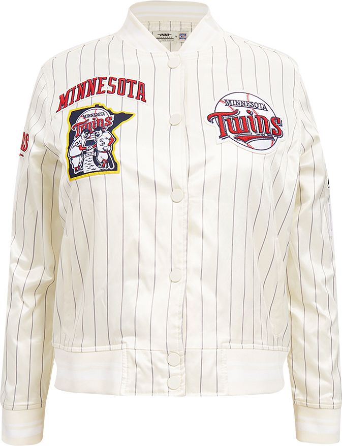 Pro Standard Women's Minnesota Twins Cream Satin Jacket product image