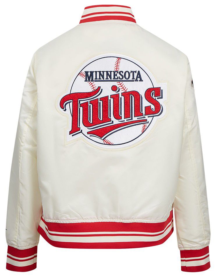 Pro Standard Women's Minnesota Twins Cream Classic Satin Jacket product image