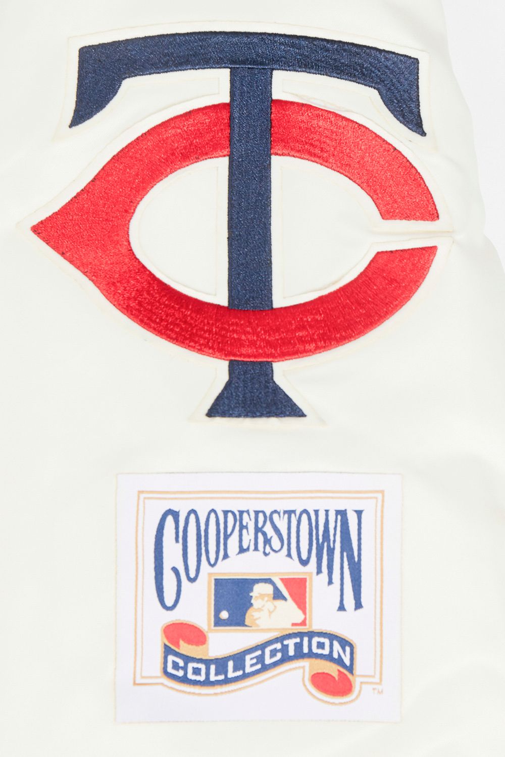 Pro Standard Women's Minnesota Twins Cream Classic Satin Jacket product image