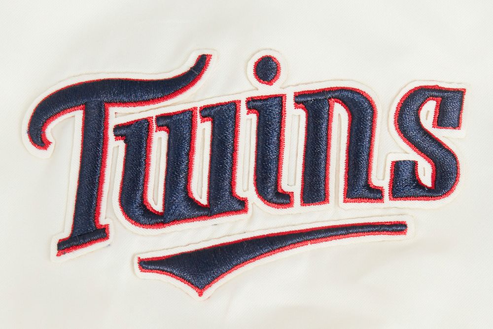 Pro Standard Women's Minnesota Twins Cream Classic Satin Jacket product image