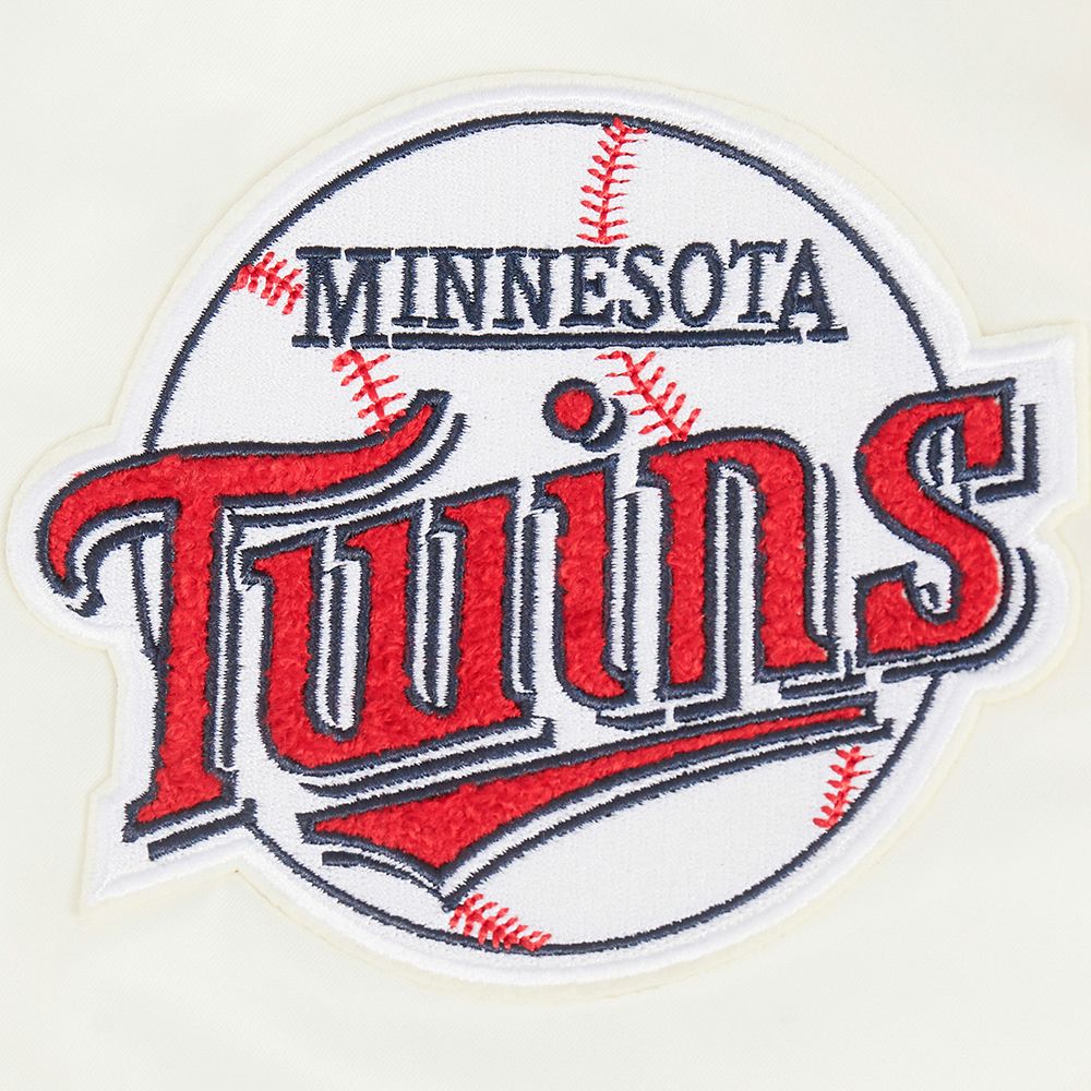 Pro Standard Women's Minnesota Twins Cream Classic Satin Jacket product image