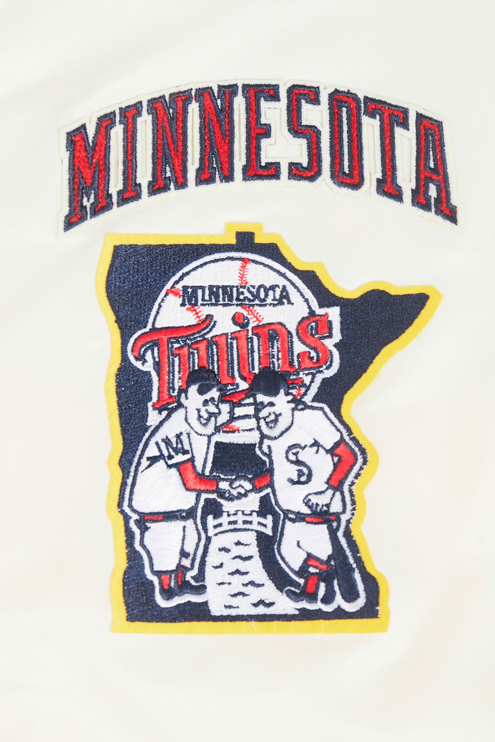 Pro Standard Women's Minnesota Twins Cream Classic Satin Jacket product image