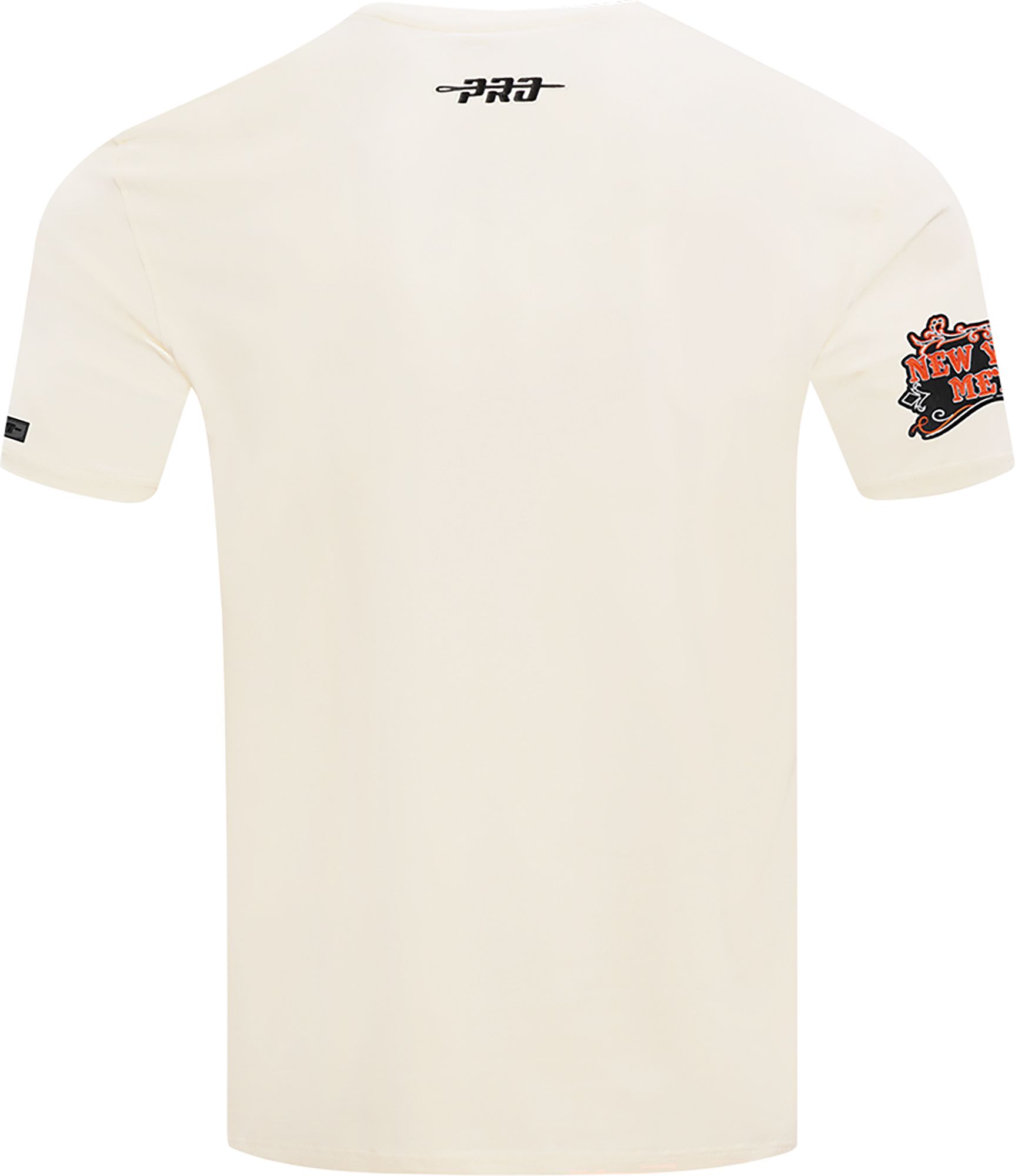 Pro Standard Men's New York Mets Cream Rebel Athletics Stacked Logo Short Sleeve T-Shirt product image