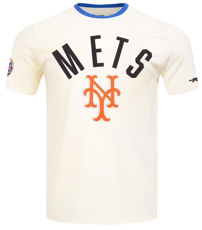 Pro Standard Men's New York Mets Cream Modern Originals T-Shirt product image