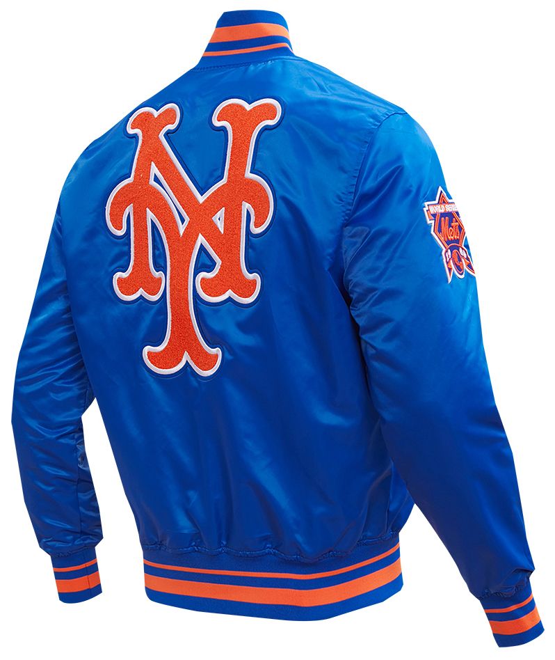 Pro Standard Men's New York Mets Retro Rib Satin Jacket product image