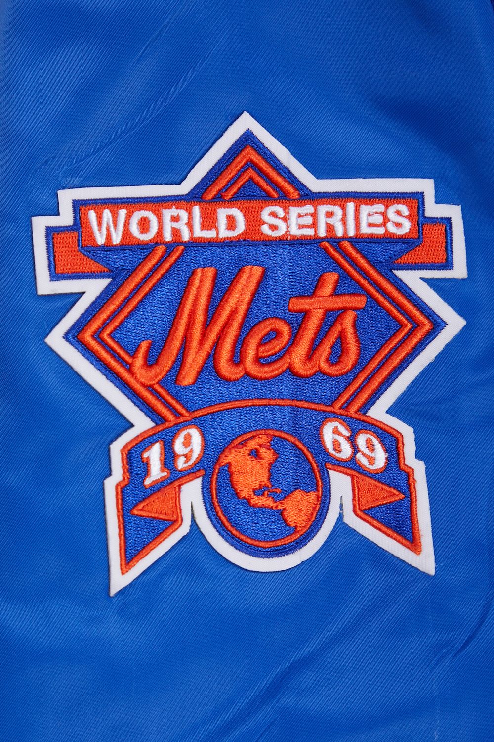 Pro Standard Men's New York Mets Retro Rib Satin Jacket product image