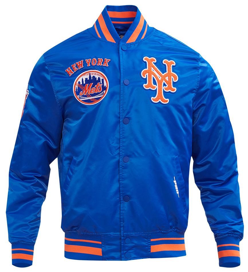 Pro Standard Men's New York Mets Retro Rib Satin Jacket product image