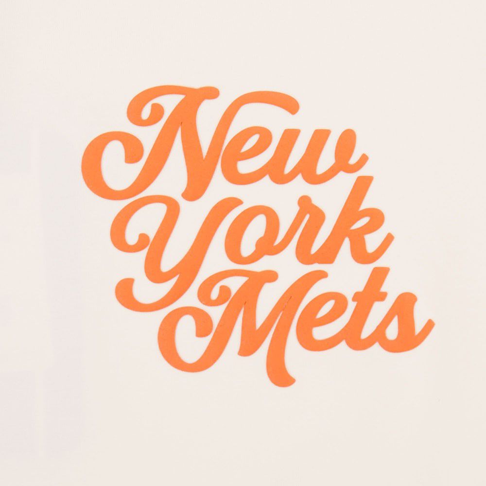 Pro Standard Women's New York Mets Cream Ringer Souvenir T-Shirt product image