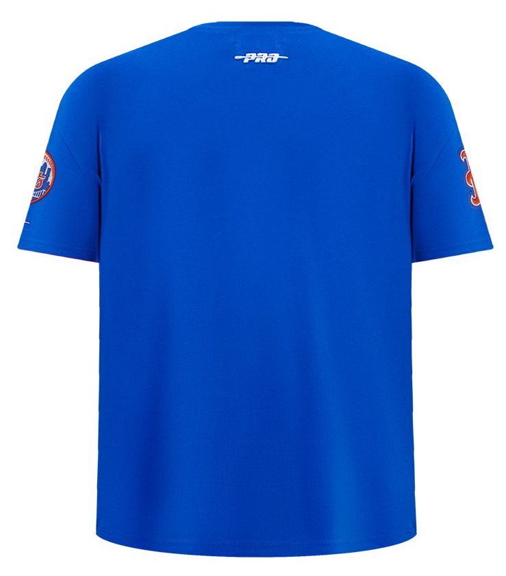 Pro Standard Youth New York Mets Royal Blue Script Tail T-Shirt product image