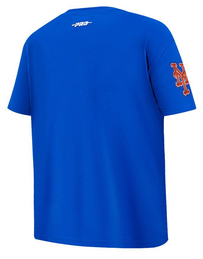 Pro Standard Youth New York Mets Royal Blue Script Tail T-Shirt product image