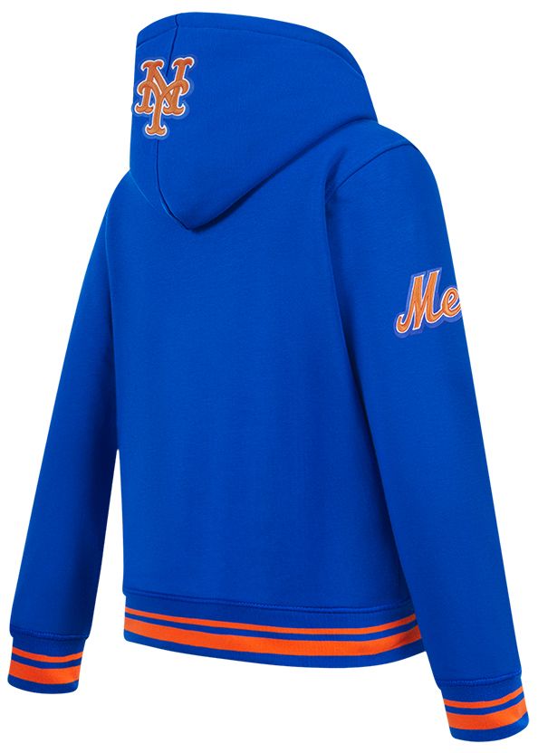 Pro Standard Youth New York Mets Royal Script Tail Ribbed Fleece Hoodie product image