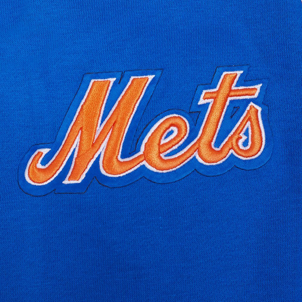 Pro Standard Youth New York Mets Royal Script Tail Ribbed Fleece Hoodie product image