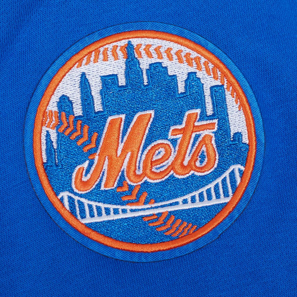 Pro Standard Youth New York Mets Royal Script Tail Ribbed Fleece Hoodie product image