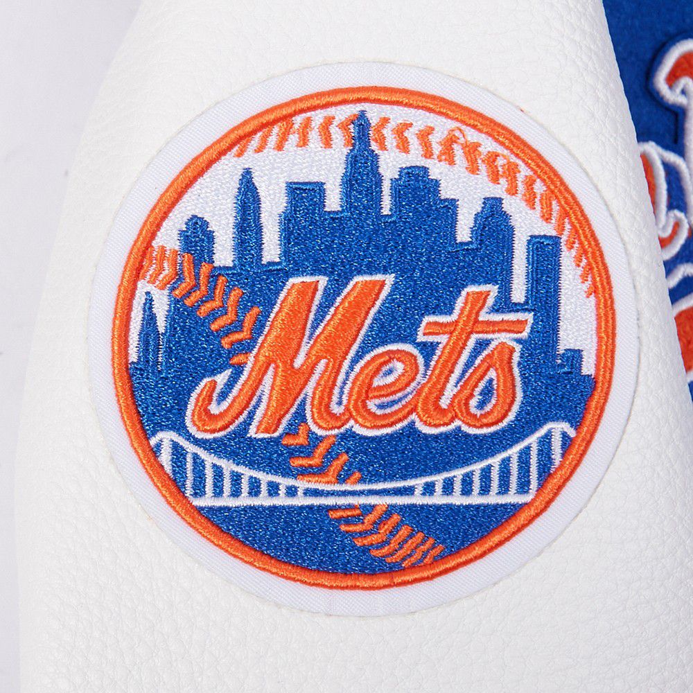 Pro Standard Youth New York Mets Royal Script Varsity Jacket product image