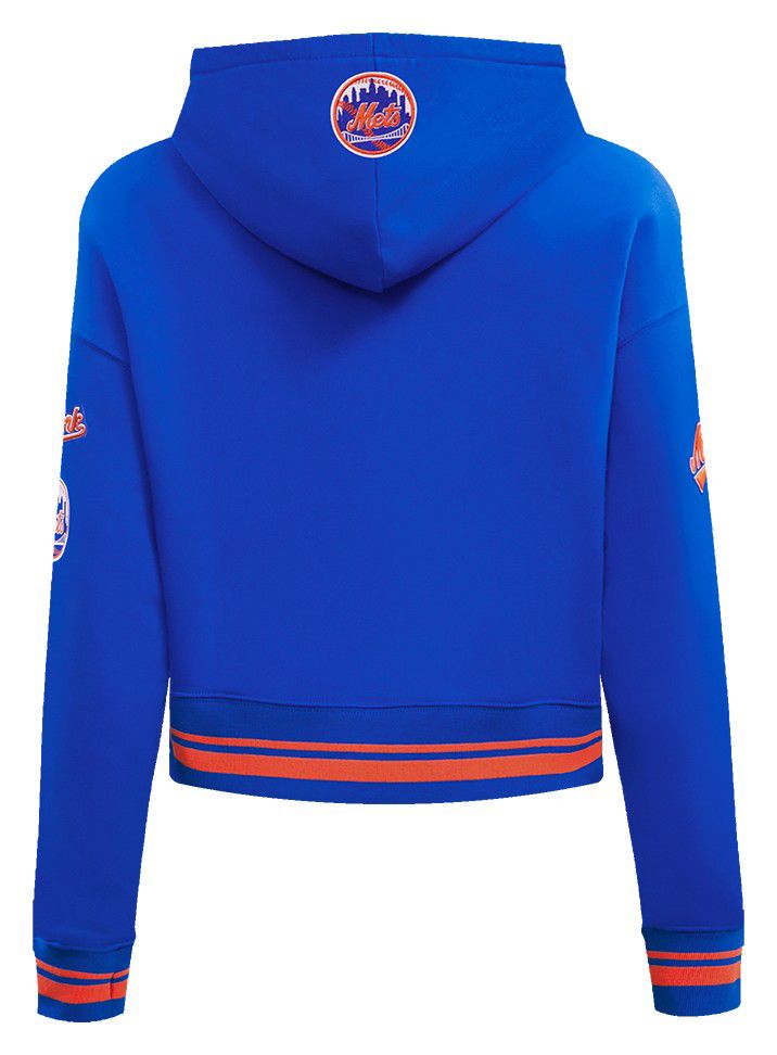 Pro Standard Women's New York Mets Retro Cropped Fleece Hoodie product image