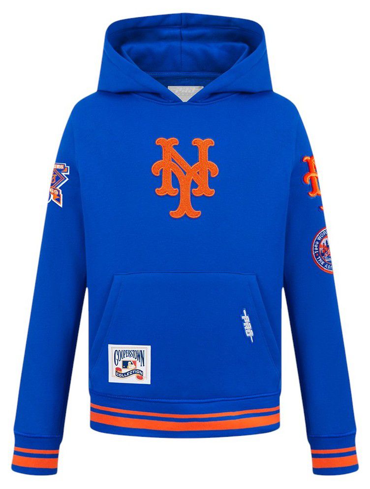 Pro Standard Boys' New York Mets Royal Classic Fleece Pullover Hoodie product image