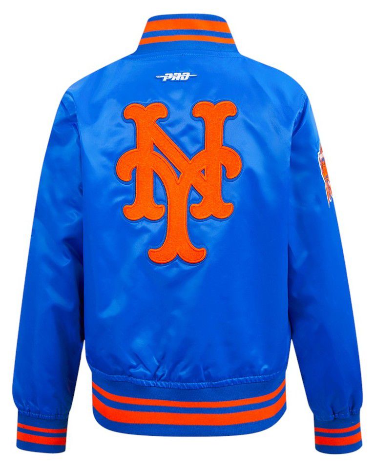 Pro Standard Boys' New York Mets Royal Classic Satin Jacket product image