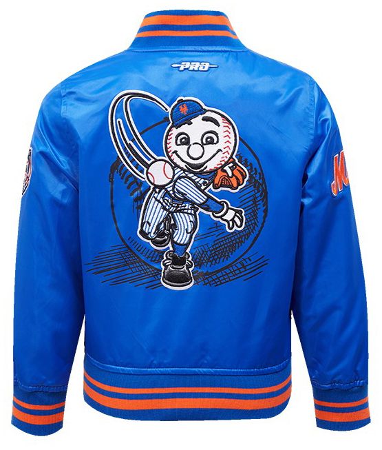 Pro Standard Toddler New York Mets Royal Rib Satin Jacket product image
