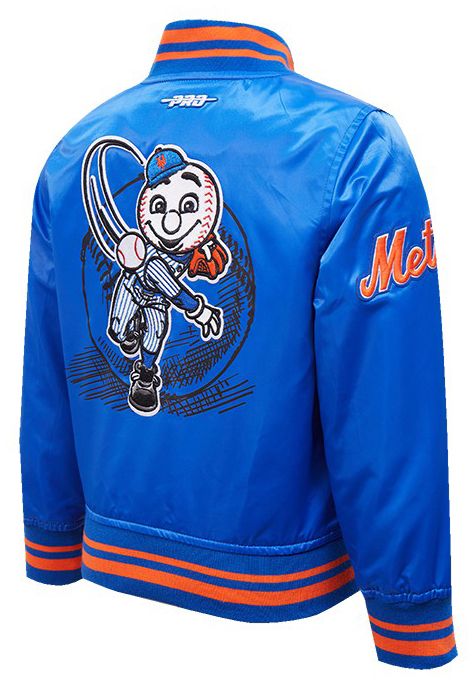 Pro Standard Toddler New York Mets Royal Rib Satin Jacket product image