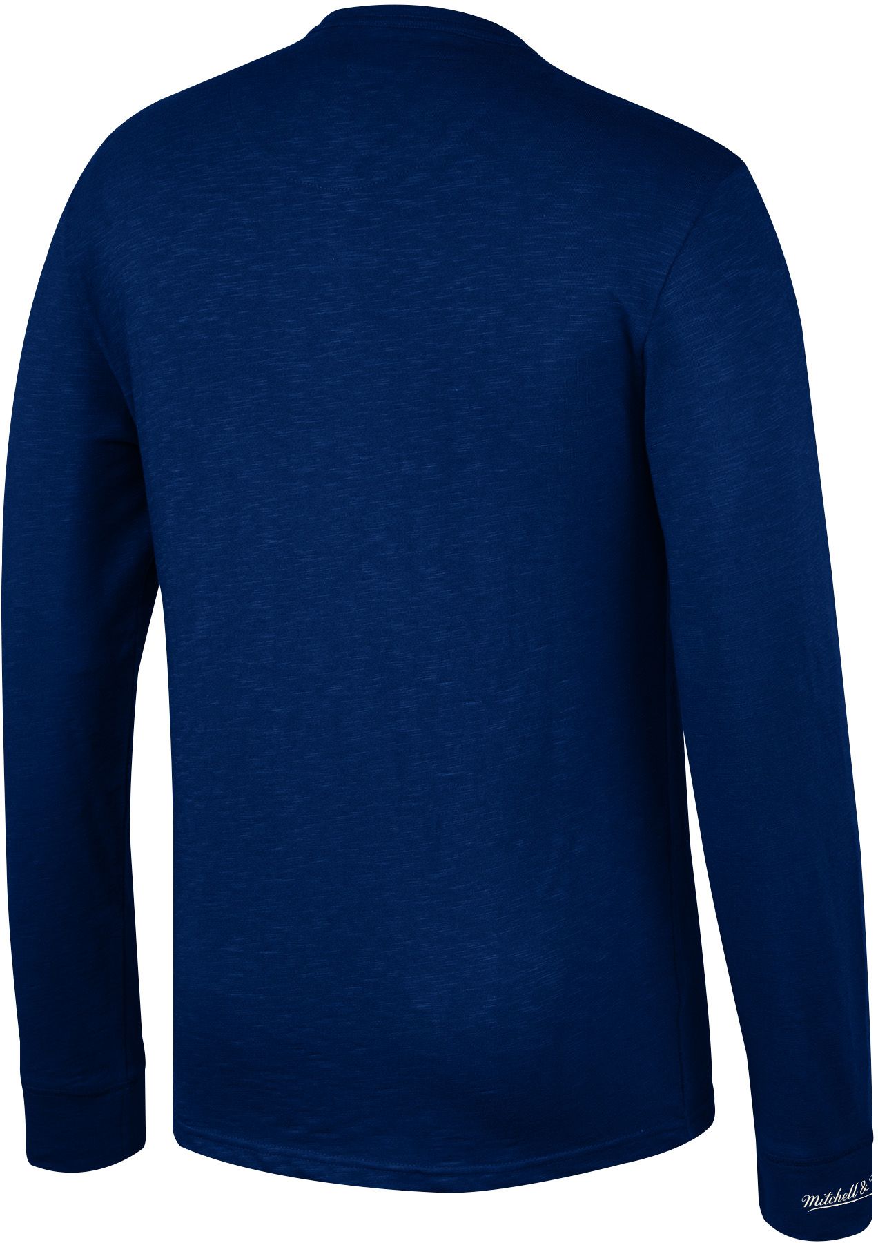 Mitchell & Ness Men's Georgetown Hoyas Navy Slub Long Sleeve T-Shirt product image