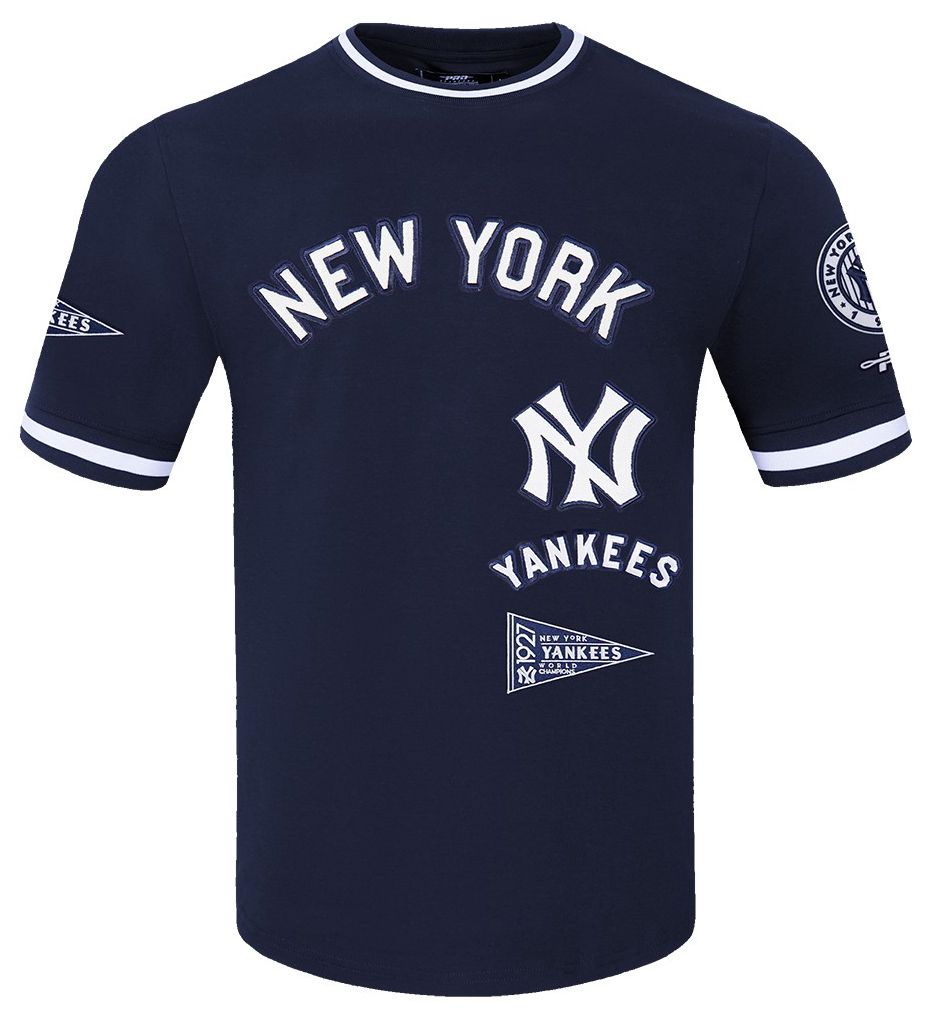 Pro Standard Men's New York Yankees Navy Retro Classic Double Knit T-Shirt product image