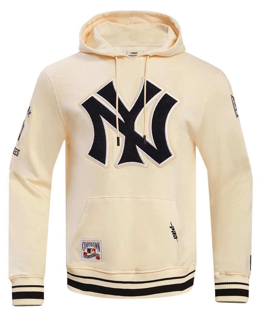 Pro Standard Men's New York Yankees Cream Classic Retro Pullover Hoodie product image