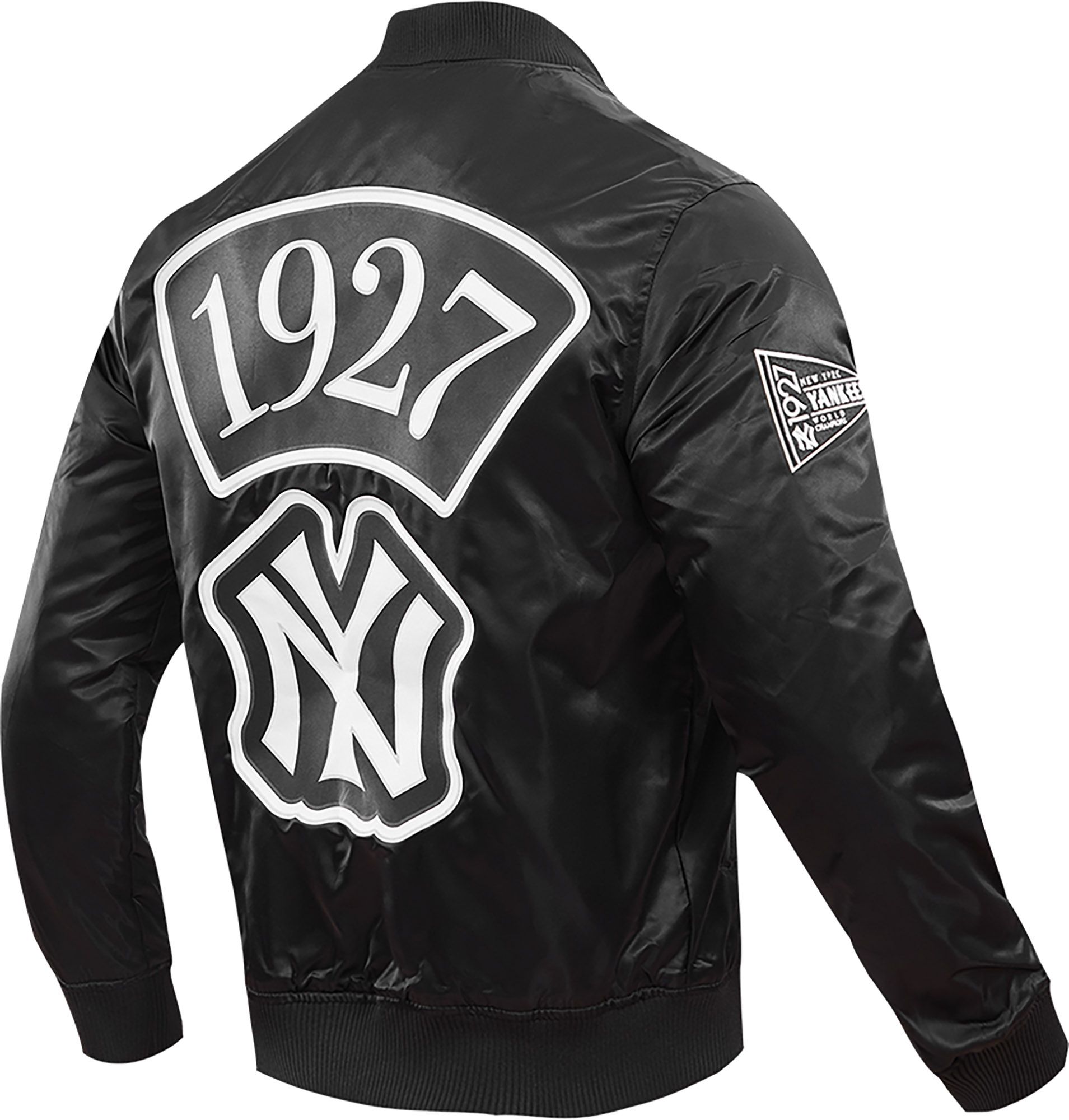 Pro Standard Adult New York Yankees Black Murderers Row Satin Jacket product image