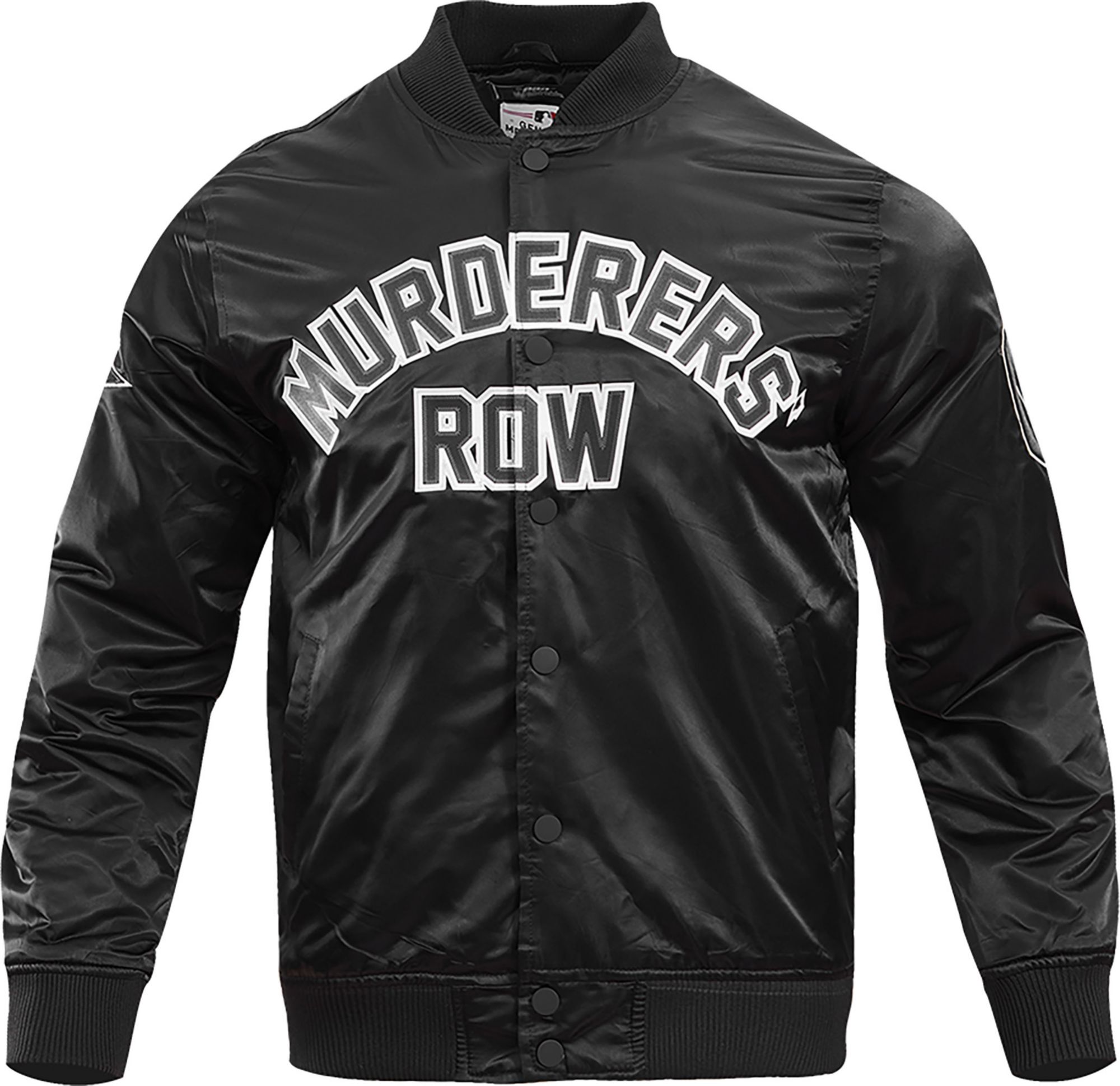 Pro Standard Adult New York Yankees Black Murderers Row Satin Jacket product image