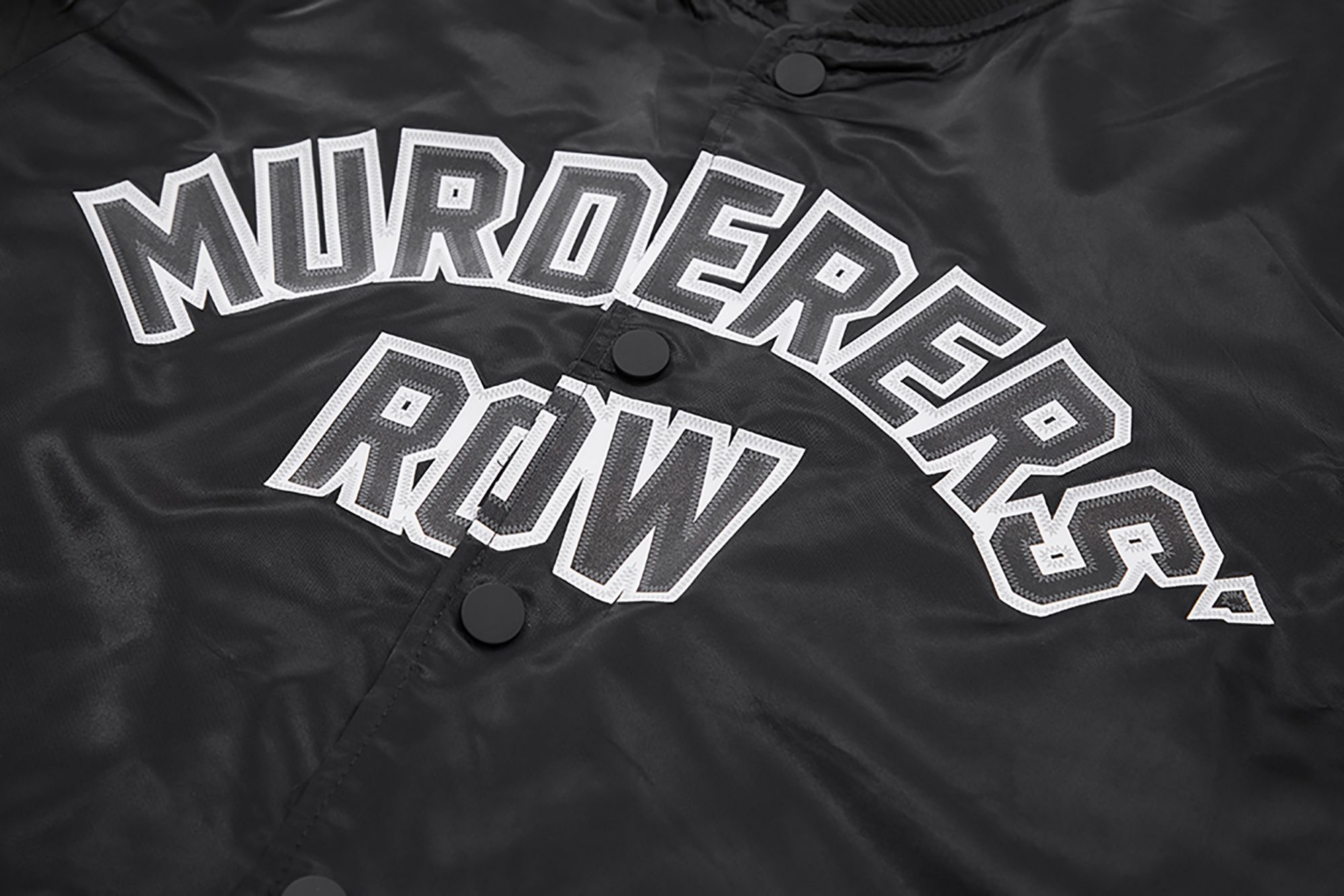 Pro Standard Adult New York Yankees Black Murderers Row Satin Jacket product image