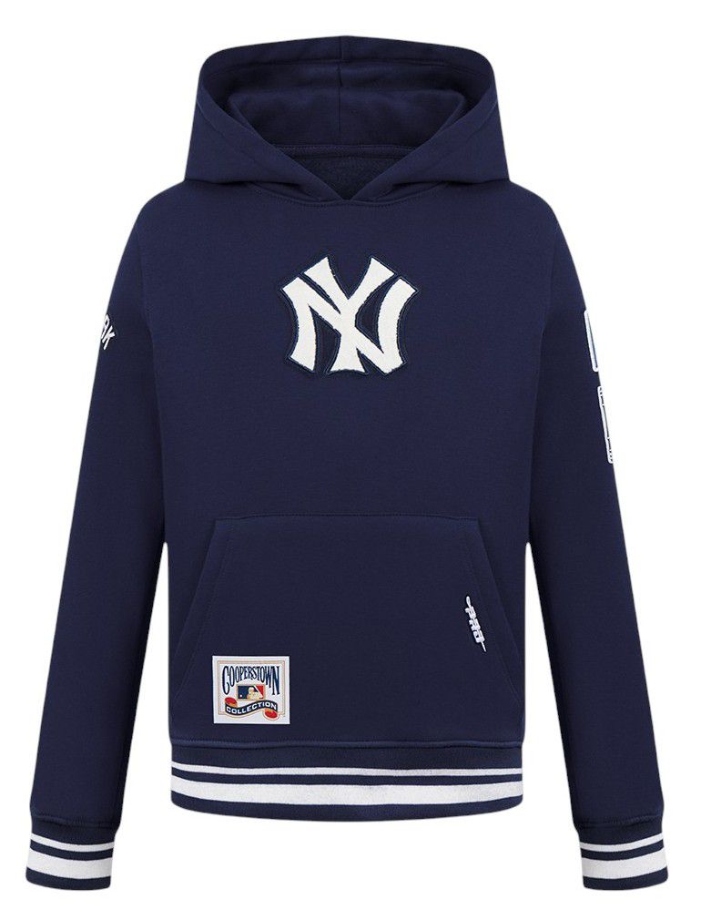 Pro Standard Youth New York Yankees Navy Classic Fleece Pullover Hoodie product image