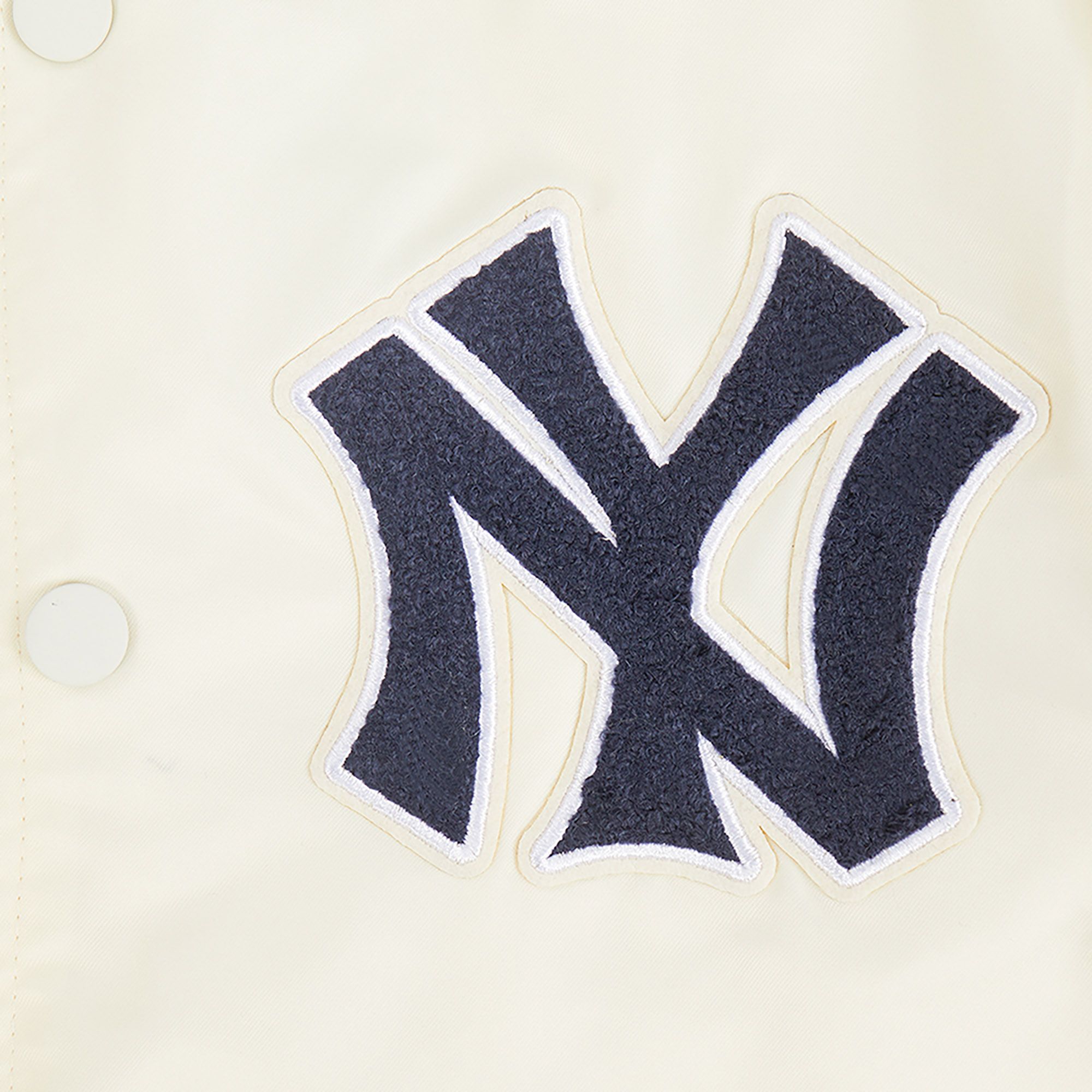 Pro Standard Youth New York Yankees Cream Classic Satin Jacket product image