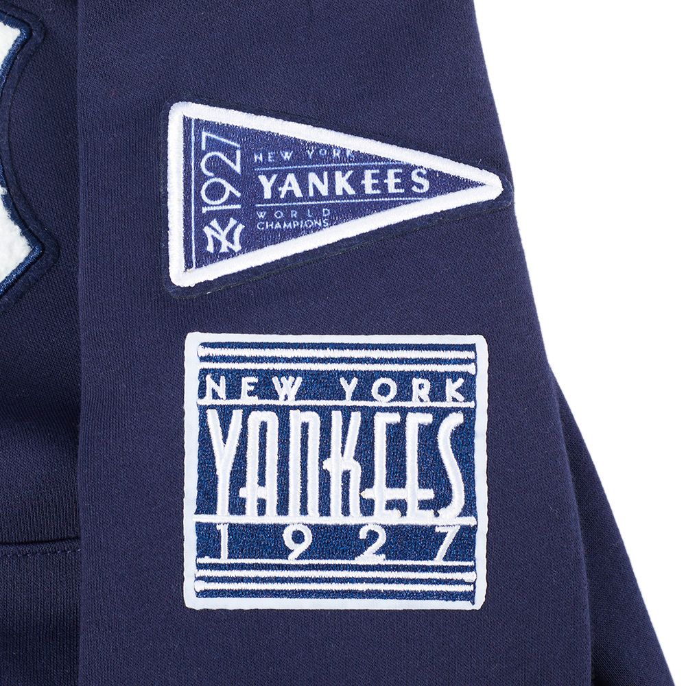 Pro Standard Boys' New York Yankees Navy Classic Fleece Pullover Hoodie product image