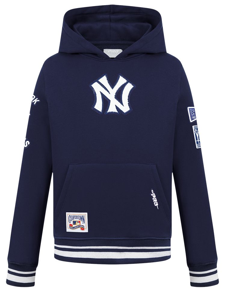 Pro Standard Boys' New York Yankees Navy Classic Fleece Pullover Hoodie product image