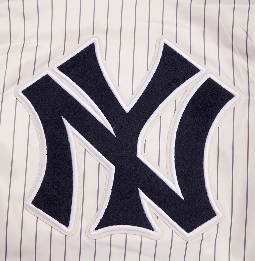 Pro Standard Women's New York Yankees Cream Satin Jacket product image