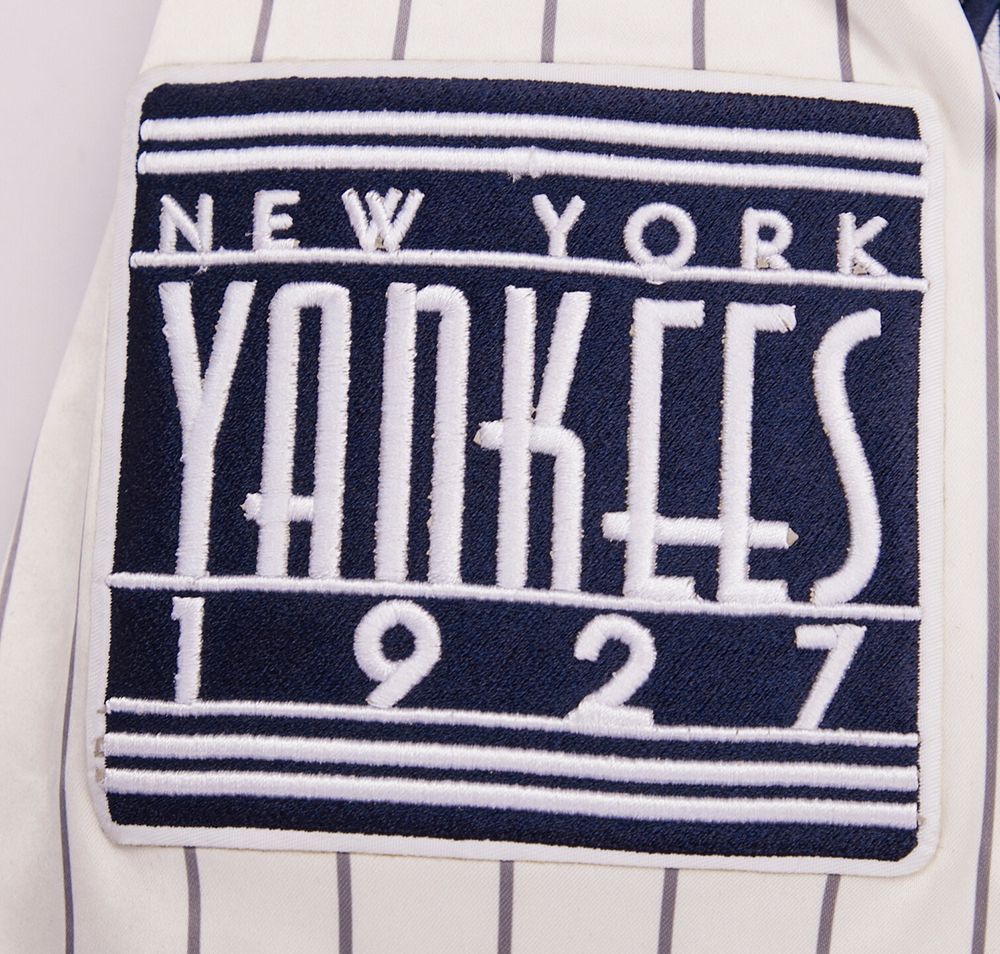 Pro Standard Women's New York Yankees Cream Satin Jacket product image