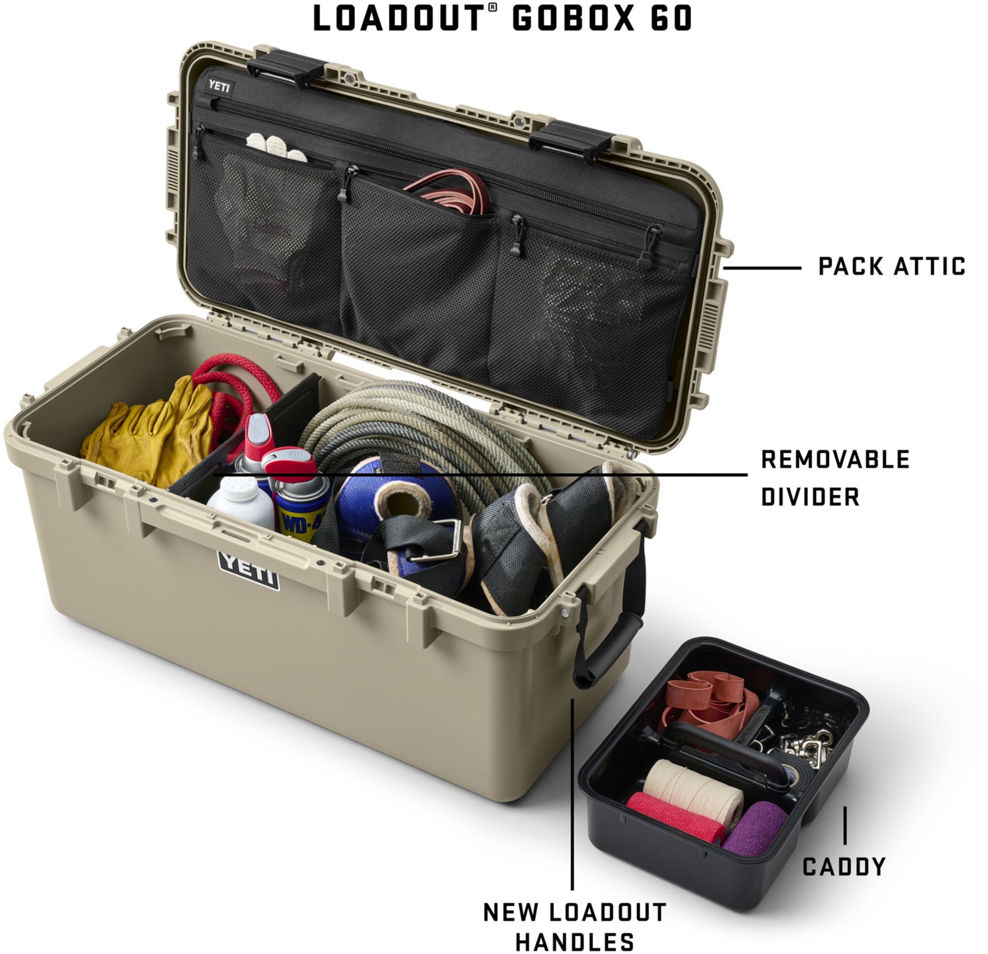 YETI LoadOut GoBox 60 Gear Case product image