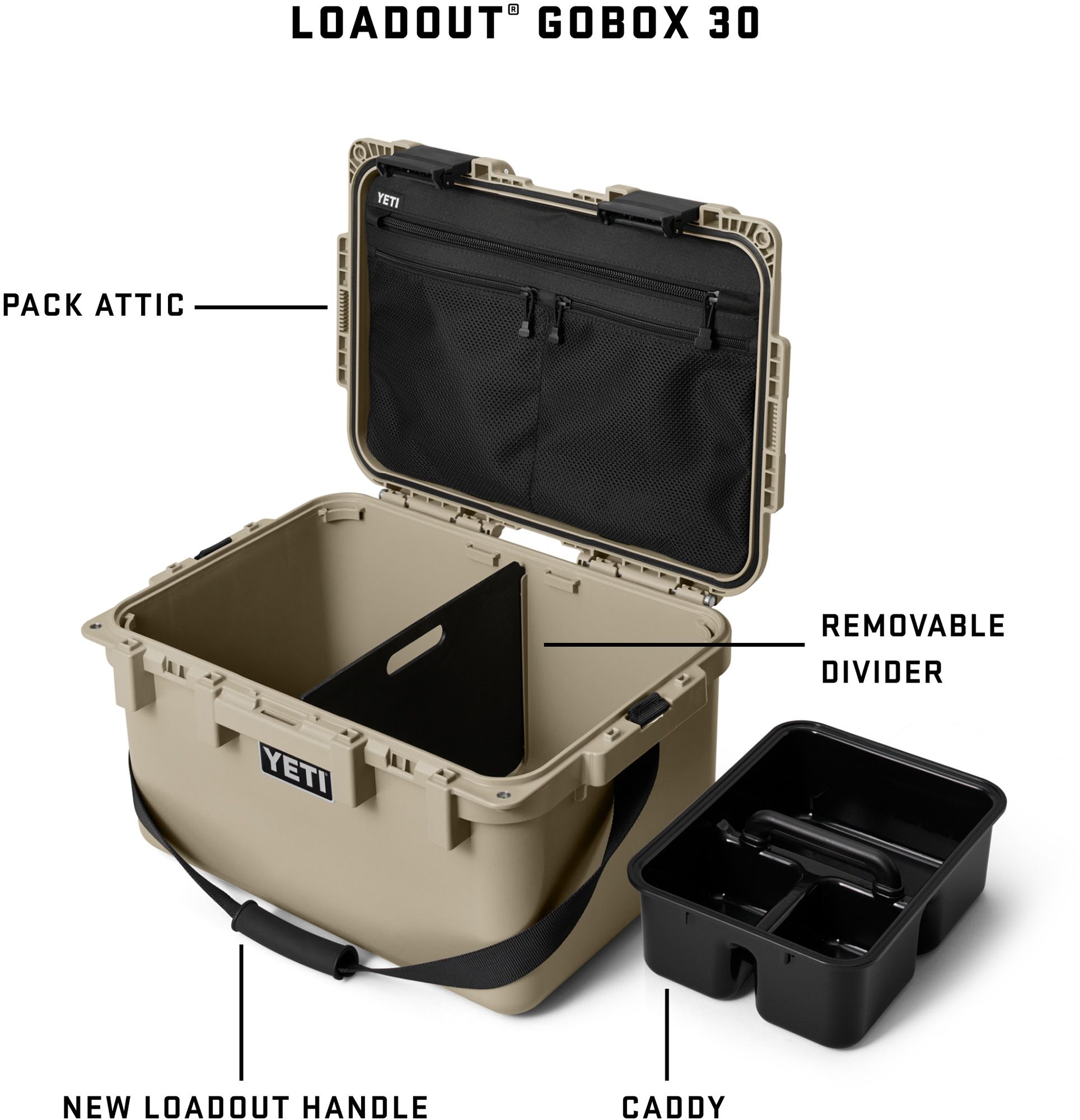 YETI LoadOut GoBox 30 2.0 Gear Case product image