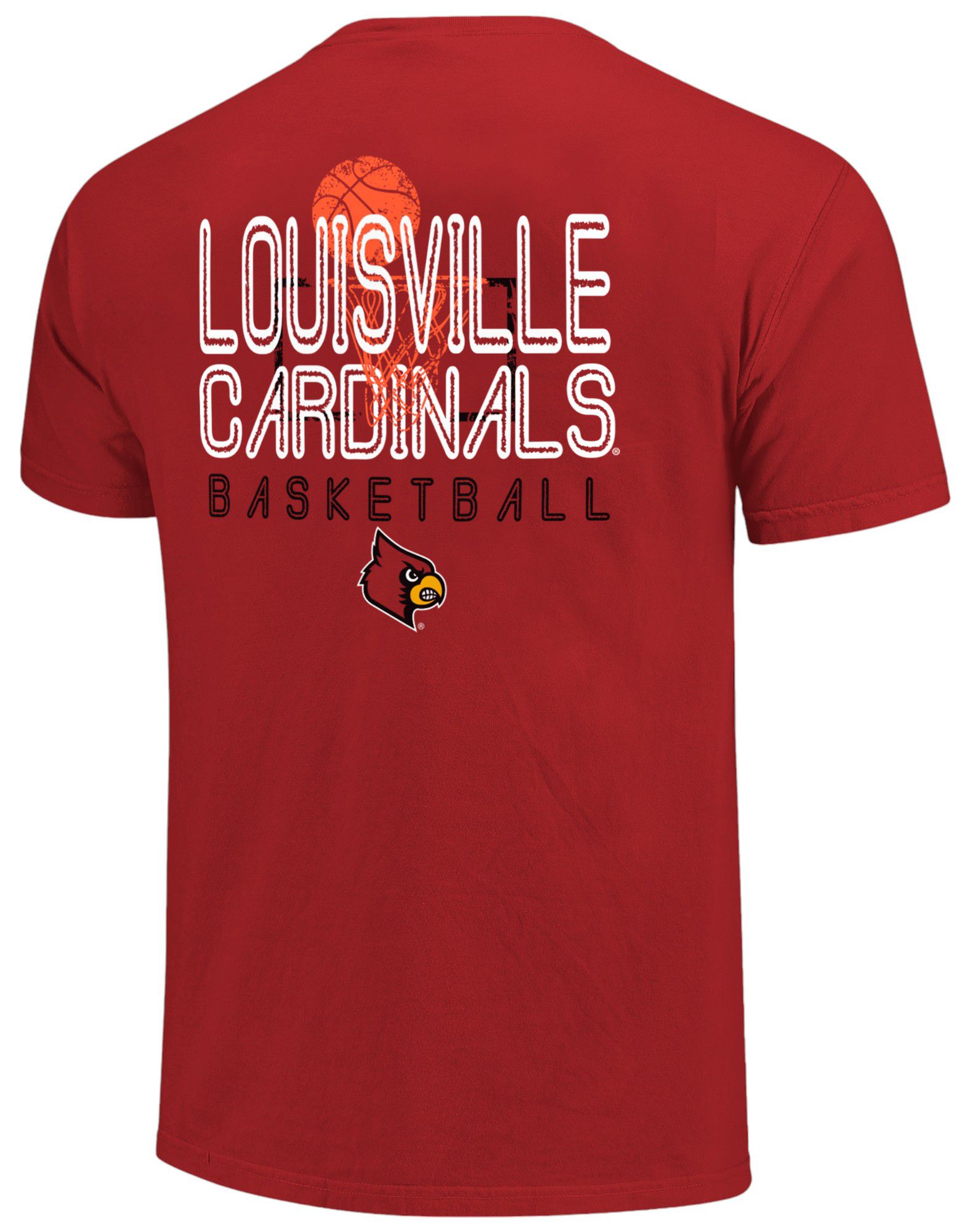 Image One Men's Louisville Cardinals Red Locker T-Shirt product image