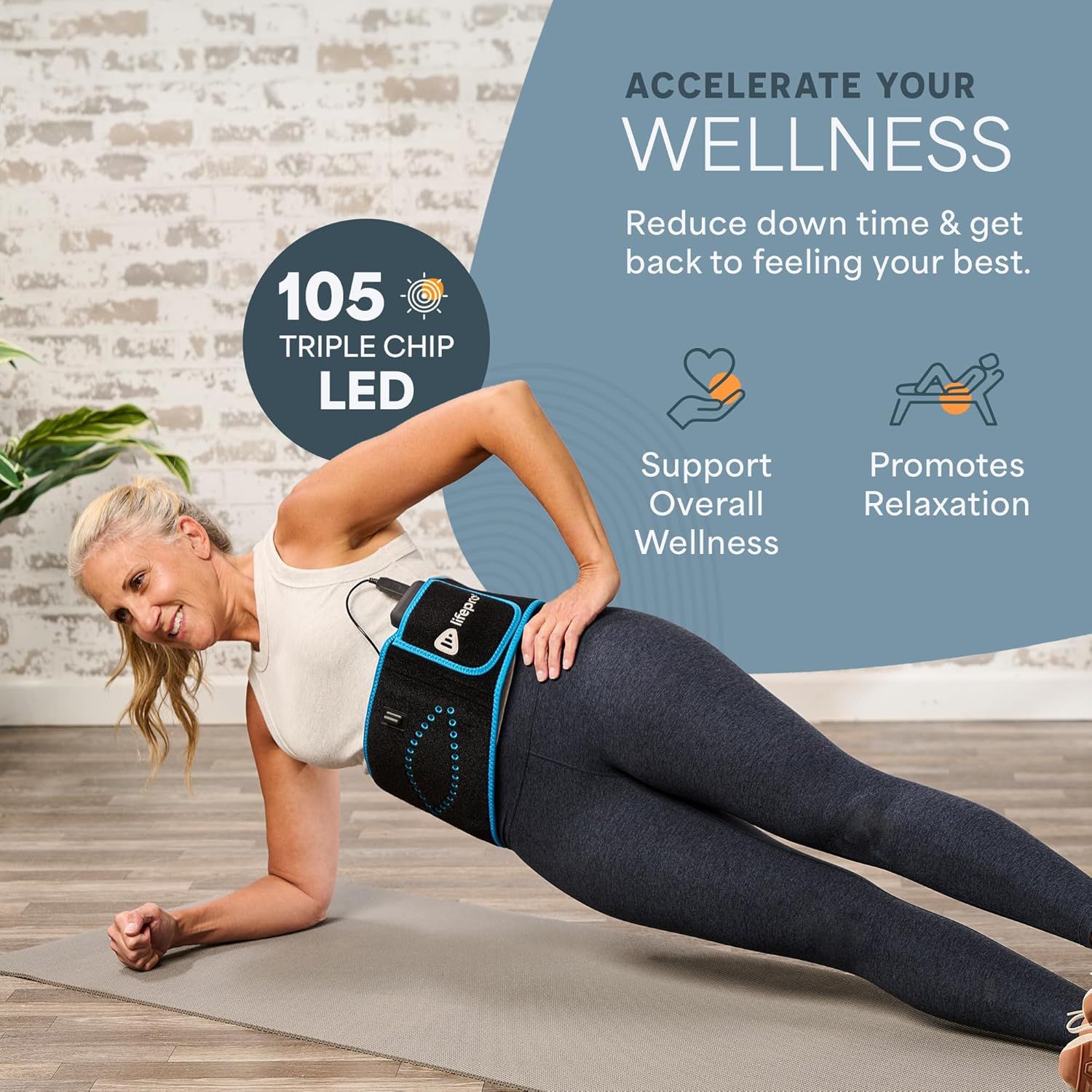 Lifepro AllevaRed Light Therapy Belt product image