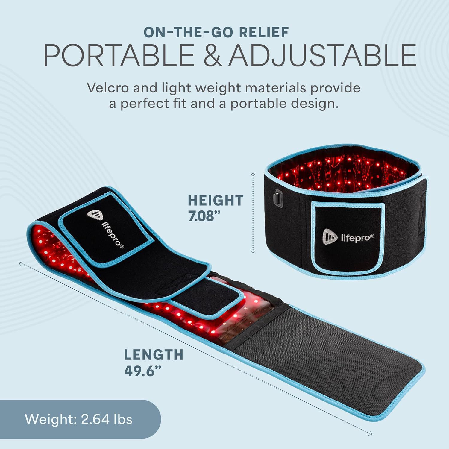 Lifepro AllevaRed Light Therapy Belt product image