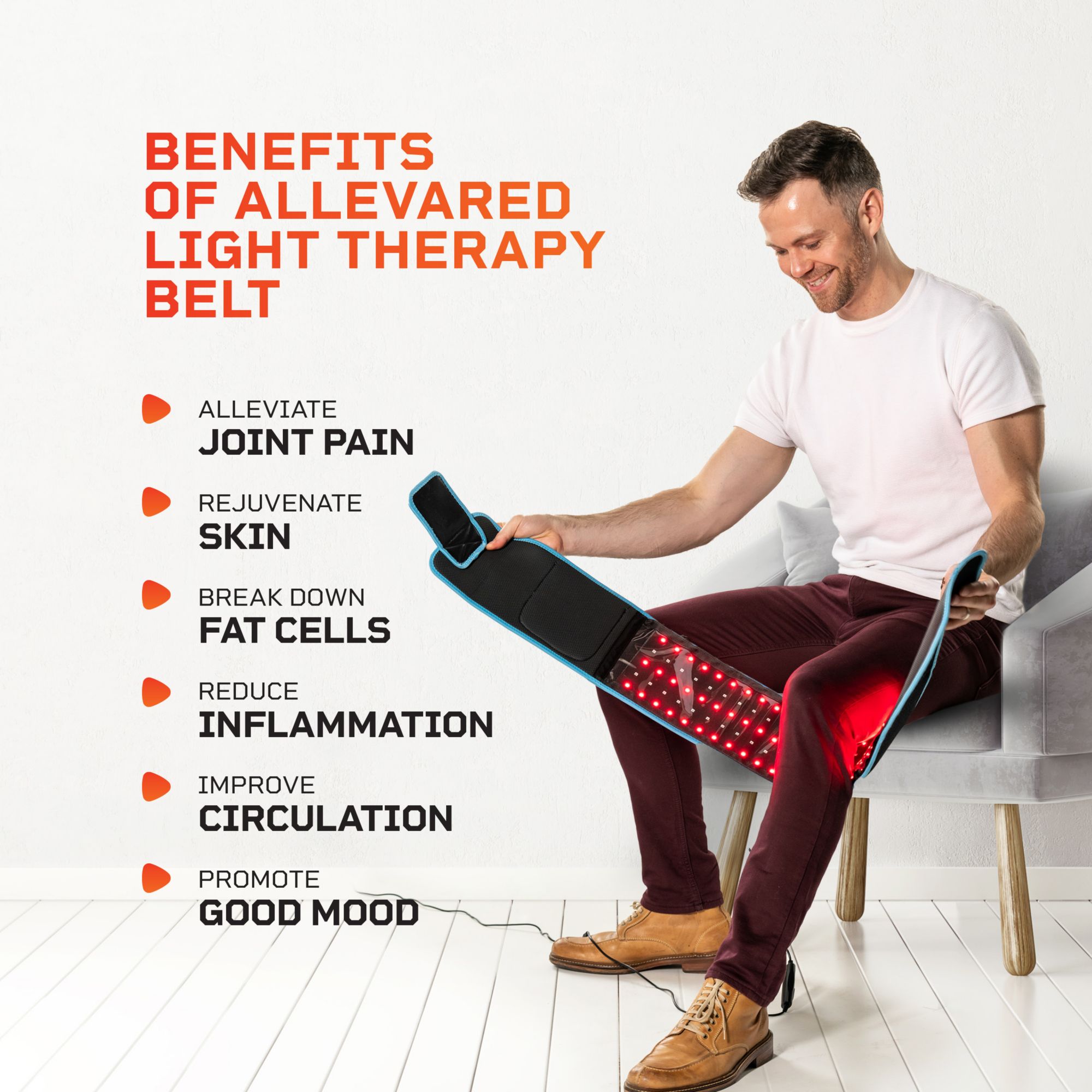 Lifepro AllevaRed Light Therapy Belt product image