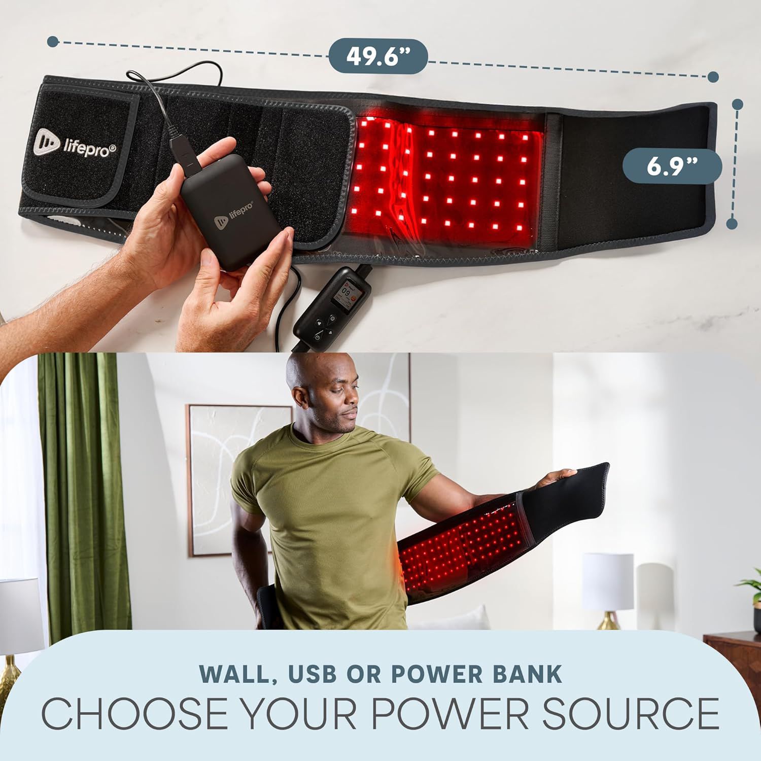 Lifepro AllevaRed Pro Light Therapy Belt product image
